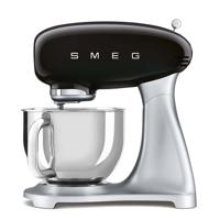 Smeg SMF02BLEU mixer - Staande mixer - Zwart/Zilver 800 W - thumbnail