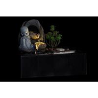 Fontän DKD Home Decor Boeddha Hars Orientaals 29 x 21 x 23 cm (2 Stuks) - thumbnail