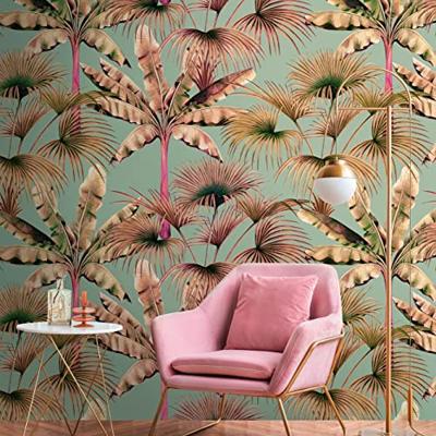 Livingwalls Metropolitan Stories. Travel Stories - Blauw - Planten Behang - 391832