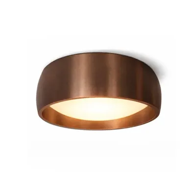 Artdelight Plafondlamp Montana Ø 15 cm koper brons