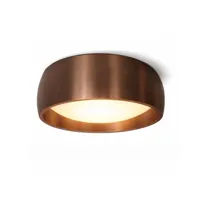 Artdelight Plafondlamp Montana Ø 15 cm koper brons - thumbnail