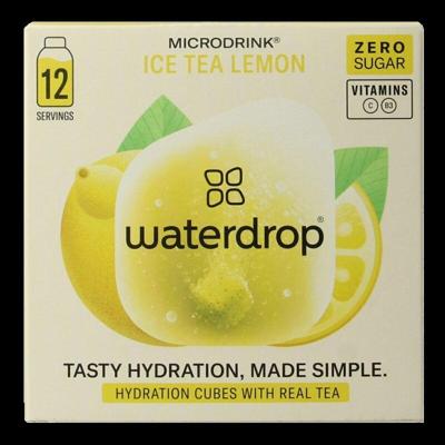 Waterdrop Microdrink ice tea lemon bruistabletten 12 Stuks Waterdrop Microdrink ice tea lemon bruistabletten 12 Stuks