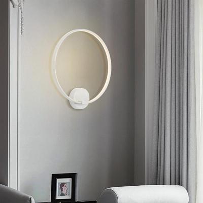 Led Wandlamp Led Eclips 35/10/37.5cm, Aluminium, Led wandverlichting, LED geïntegreerd, 12W 3000K 960lm, wandlamp geschikt voor woonkamer, slaapkamer