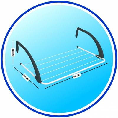 Waslijn Vileda Express Staal Wit