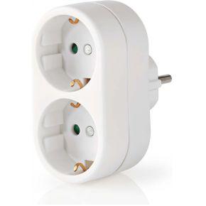 Nedis Stopcontact splitter 2-weg 250 V wit
