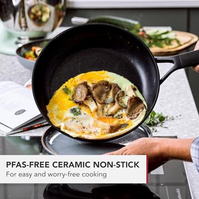 KitchenAid Grillpan Classic Forged - ø 28 cm - keramische anti-aanbaklaag - thumbnail