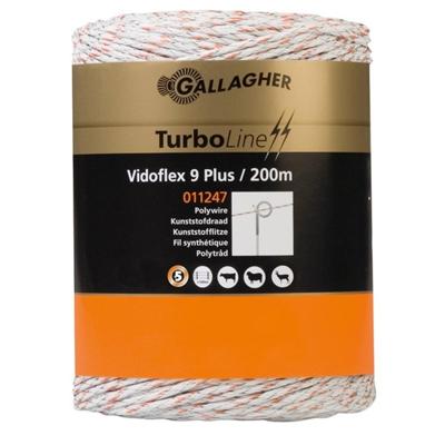 Gallagher Vidoflex 9 TurboLine Plus wit 200m - 011247 011247 Gallagher Vidoflex 9 TurboLine Plus wit 200m - 011247 011247