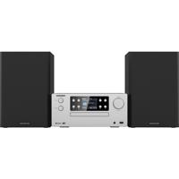 Kenwood M-925DAB-S Stereoset Bluetooth, AUX, USB, DAB+, Radio, CD, MP3 Incl. afstandsbediening 2 x 50 W Zilver - thumbnail