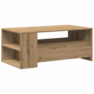 Salontafel artisanaal eikenkleurig 102 x 55 x 43.5 cm