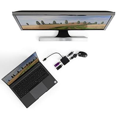 Hama 4 poorten USB-hub Zwart