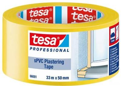 Tesa betontape geel 50mm 33mtr Tesa betontape geel 50mm 33mtr