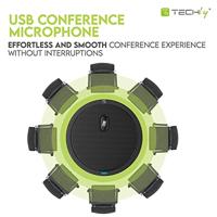 Techly ICC SH-22 microfoon Zwart Conferentiemicrofoon - thumbnail