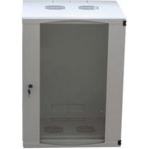 LogiLink W09F64G 19inch-wandkast (b x h x d) 540 x 460 x 450 mm 9 HE Grijs (RAL 7035)