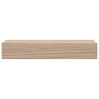 Wandschapppen 2 st 23x23,5x4 cm bewerkt hout - thumbnail