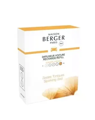 Maison Berger Paris navulling autoparfum aroma energy sparkling zest 2 stuks