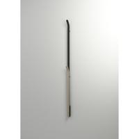 Elektrische Radiator Stick Instamat ARC Handdoekwarmer 170 cm 34W Geborsteld Aluminium Soft Zwart Instamat - thumbnail