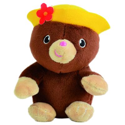 Jemini knuffel Mol junior katoen donkerbruin