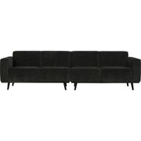 WOOOD Bank 'Statement' 4-zits, Rib, kleur Graphite - thumbnail