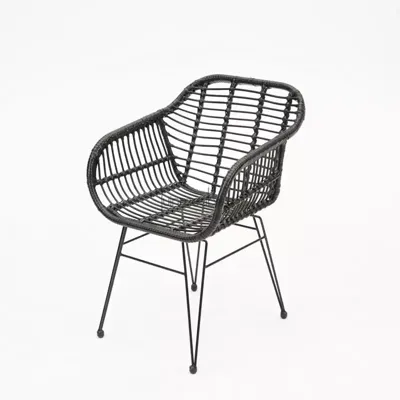 Tuinstoel Moda zwart