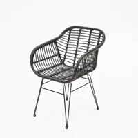 Tuinstoel Moda zwart - thumbnail