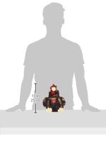 Pluche kip - GIPSY TOYS - Geluidsdicht - 22 cm - Zwart - thumbnail