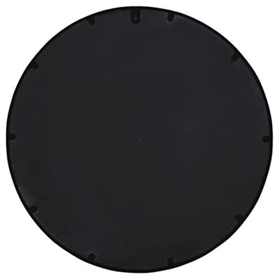 VidaXL Spiegel rond 60x4 cm ijzer zwart