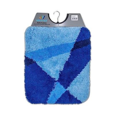 Wicotex bidetmat 50x60cm. acryl blauw Wicotex bidetmat 50x60cm. acryl blauw