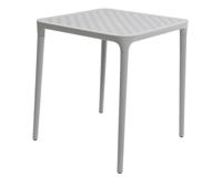 Tafel Porto kunststof 65x65cm grijs - thumbnail