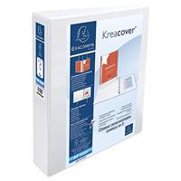 Exacompta Kreacover personaliseerbare ringmap wit 2 ringen van 40 mm - thumbnail