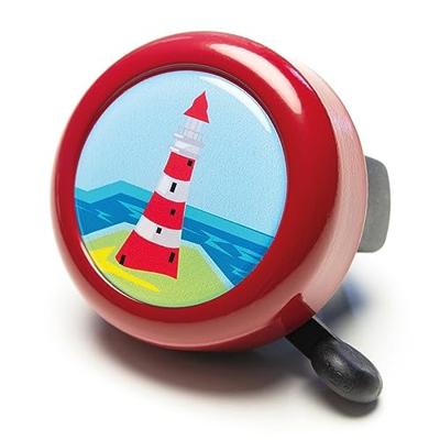 REICH fietsbel "leuchtturm" bell lighthouse chili red