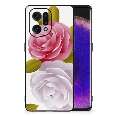 OPPO Find X5 Bloemen Hoesje Roses OPPO Find X5 Bloemen Hoesje Roses
