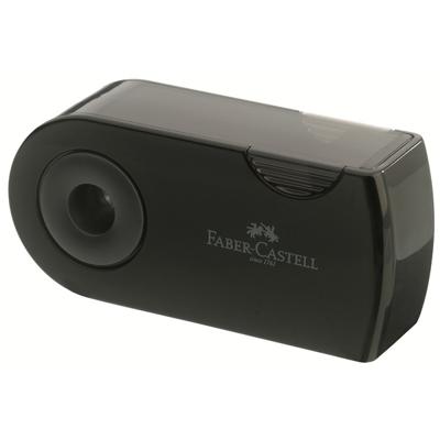 Faber Castell puntenslijper "Sleeve" zwart 2-gaats
