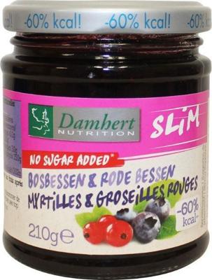 Damhert Low Carb Confituur bosbessen & rode bessen 210GR