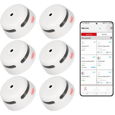 X-Sense XS01-WX Rookmelder - Slimme melder WiFi - 6-pack X-Sense XS01-WX Rookmelder - Slimme melder WiFi - 6-pack