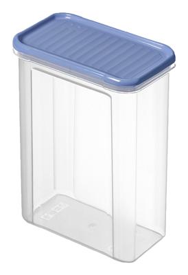 Rotho Domino Bewaardoos 1.5L Horizon Blauw/Transparant