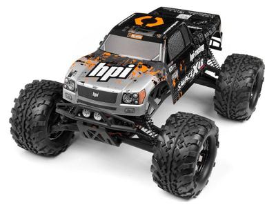HPI GT-3 truck gespoten body voor Savage X (zilver/zwart)