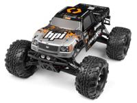 HPI GT-3 truck gespoten body voor Savage X (zilver/zwart) - thumbnail