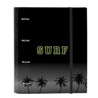 Ringmap Safta Surf A4 Zwart (27 x 32 x 3.5 cm) - thumbnail