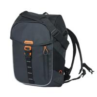 Basil miles tarpaulin fietsrugzak nordlicht - waterdichte zwarte rugzak voor fietsers - 17l - unisex - sportief - zwart - thumbnail