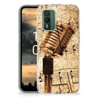 Nokia XR21 | Siliconen hoesje | met foto Bladmuziek - thumbnail