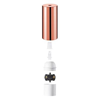 Home sweet home kunststof fitting rond E27 - koperkleur Home sweet home kunststof fitting rond E27 - koperkleur