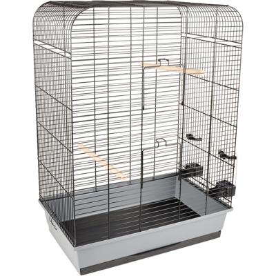 FLAMINGO Grasparkietenkooi Marja 54x34x75 cm zwart FLAMINGO Grasparkietenkooi Marja 54x34x75 cm zwart