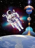 Clementoni legpuzzel zwevende astronaut, 500st. - thumbnail