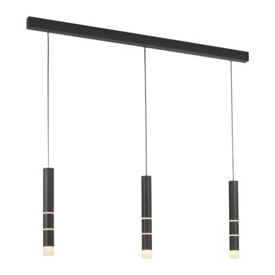 Paul Neuhaus Zwarte hanglampPure Vega 3-lichts - 2213-18
