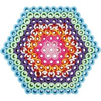 Creativ Company Onderplaat, ovaal, hart, zeskant, cirkel, vierkant en ster, afm 7x7,5-10,5x9,5 cm, medium, 6 stuk/ 1 doos - thumbnail