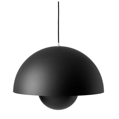 &Tradition Flowerpot VP2 Hanglamp - Mat Zwart