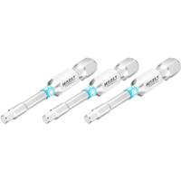 HAZET Bit 2204NSLG-3/3 · 1/4 inch (6,3 mm) zeskant massief · Binnen-zeskant-profiel · 3-delig · SW 3 mm - thumbnail