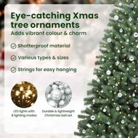 VidaXL Kunstmatige inklapbare kerstboom groen 240 cm pvc en metaal - thumbnail