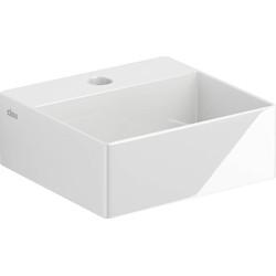 Fontein Clou New Flush 1 met Plug 28x27x10 cm Wit Keramiek (met Kraangat)