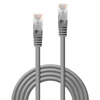 LINDY 47245 RJ45 Netwerkkabel, patchkabel CAT 6 F/UTP 3.00 m Grijs Snagless 1 stuk(s) - thumbnail